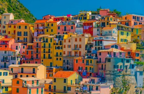 cinque terre colourful village