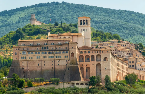umbria castle and cathedral