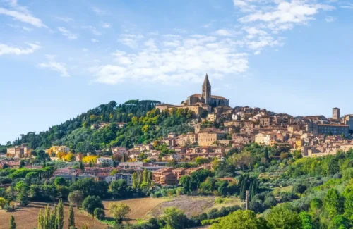 todi, italy, from above