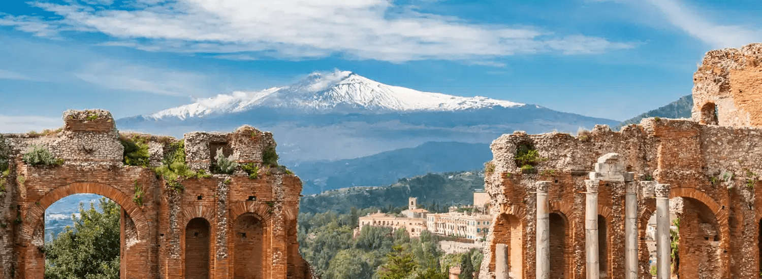 Taormina and Mt Etna