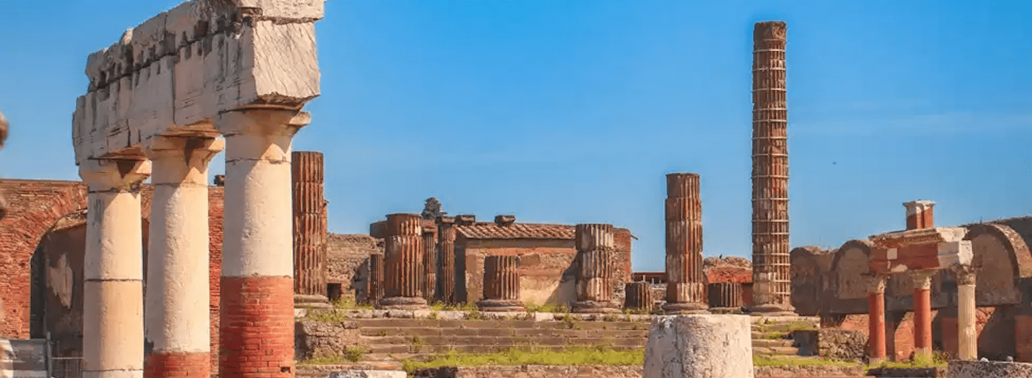 archaeological site in pompeii