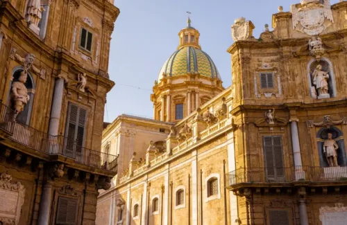 quattro canti square, palermo